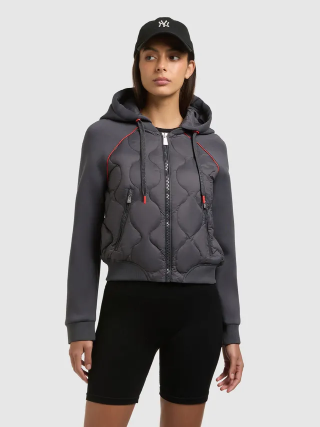 khujo-malaya-damen-jacke-slate-grey-kurz image 1