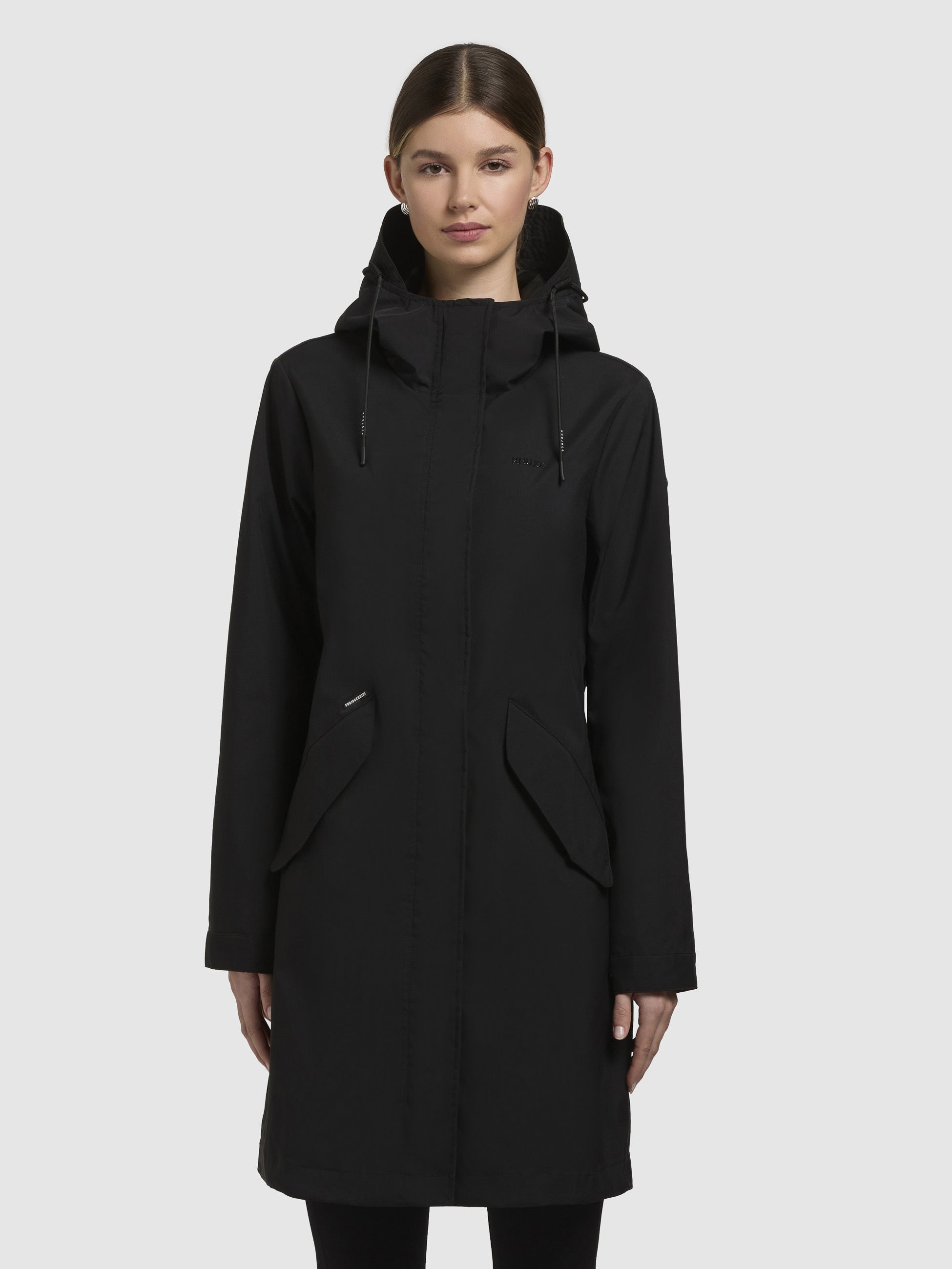 khujo-elea-mantel-schwarz-leichter-regenmantel-damen-regular-fit image 4