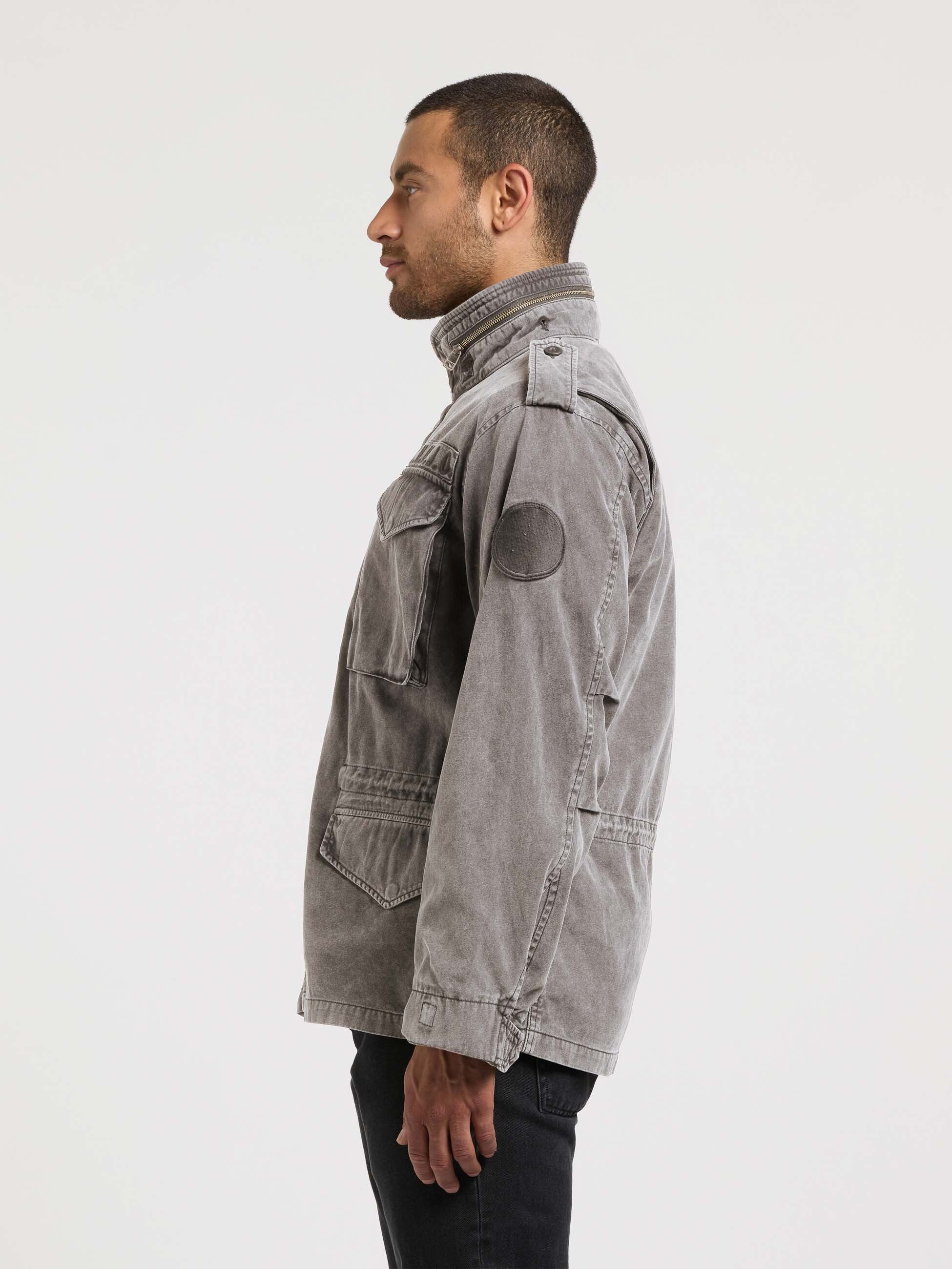 khujo-gene-slate-grey-fieldjacke-damen-regular-fit-mit-kapuze image 5