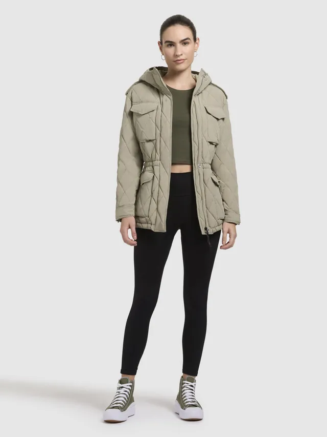 khujo-jacke-alimina-blassgr-n-steppjacke-damen-tailliert image 1