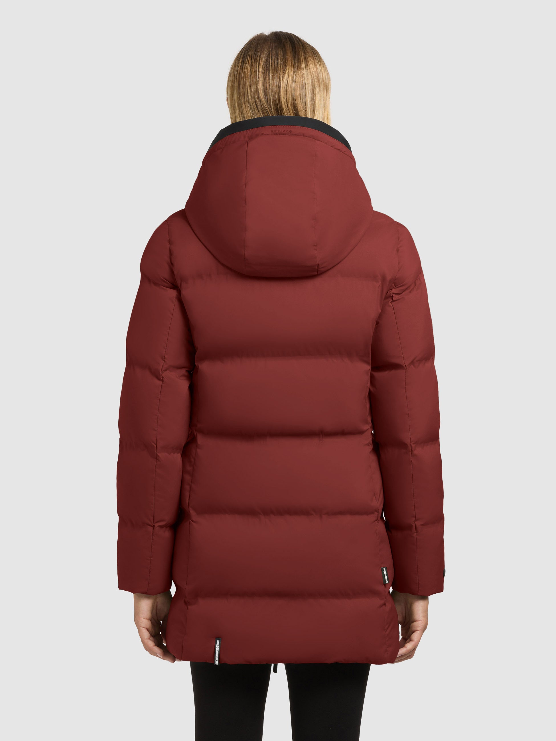 khujo-tanare3-damen-steppjacke-dark-red image 3