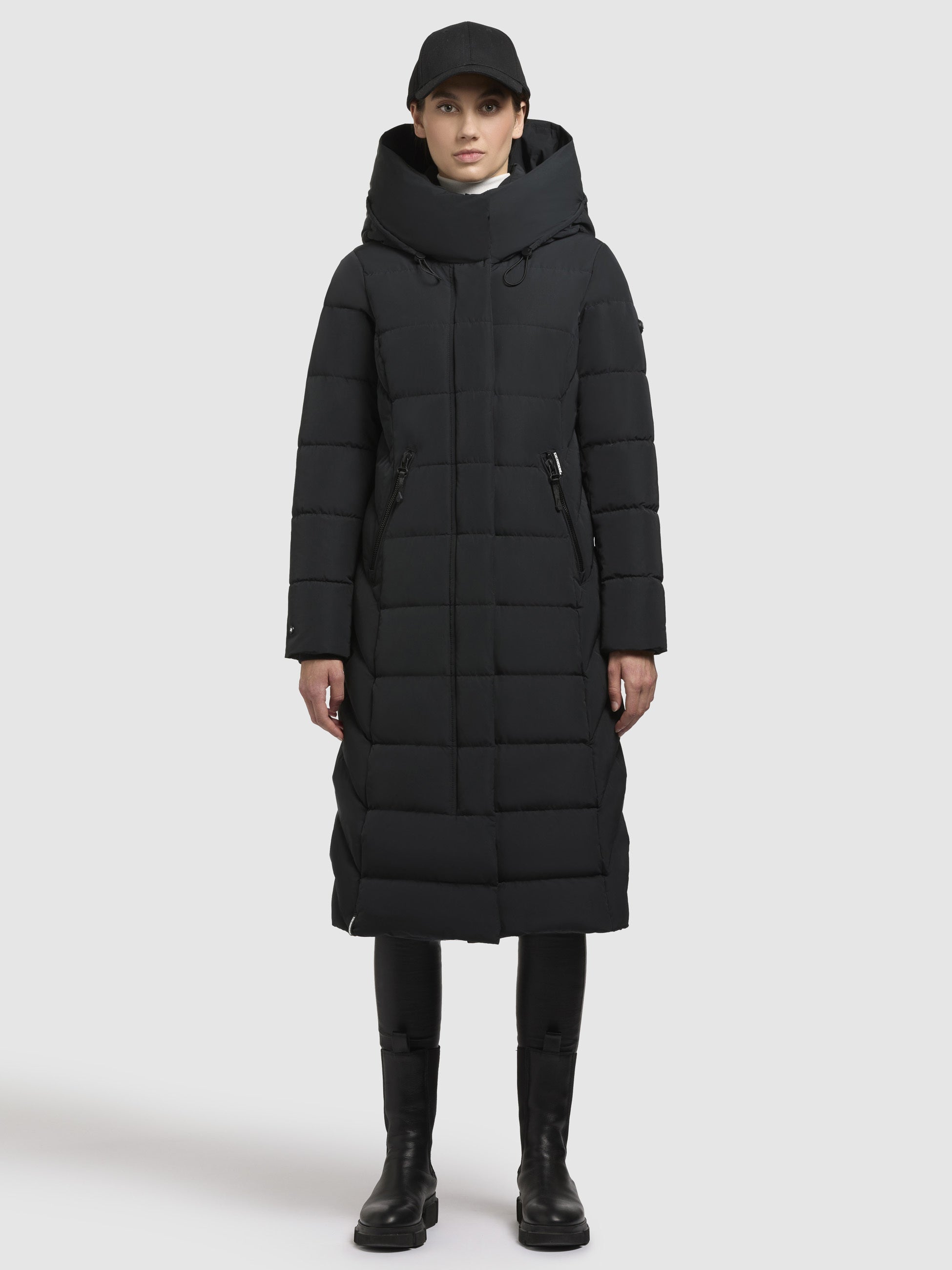 khujo-coat-sensy-damen-wintermantel-dunkelgrau image 1