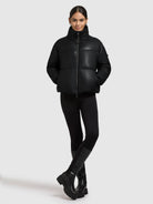 khujo-jacke-khalia-black-stepp-winterjacke-in-lederoptik image 2