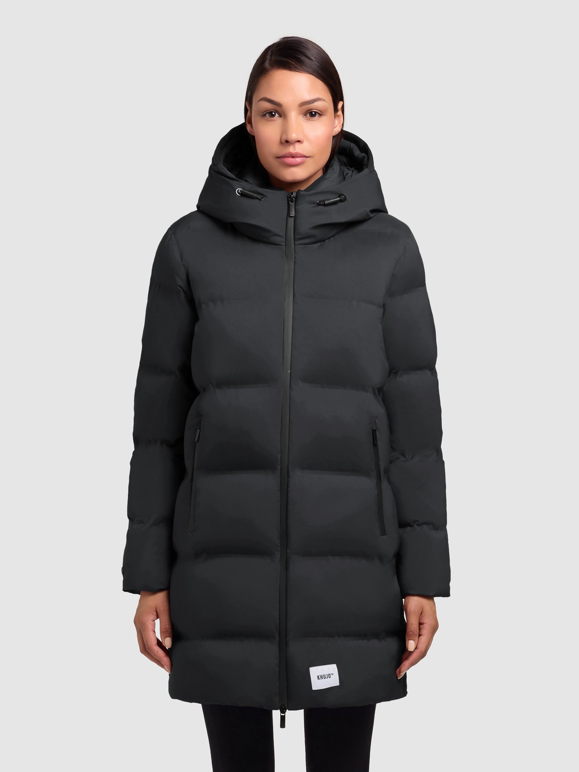 khujo-mantel-dido4-black-damen-steppmantel-regular-fit image 4