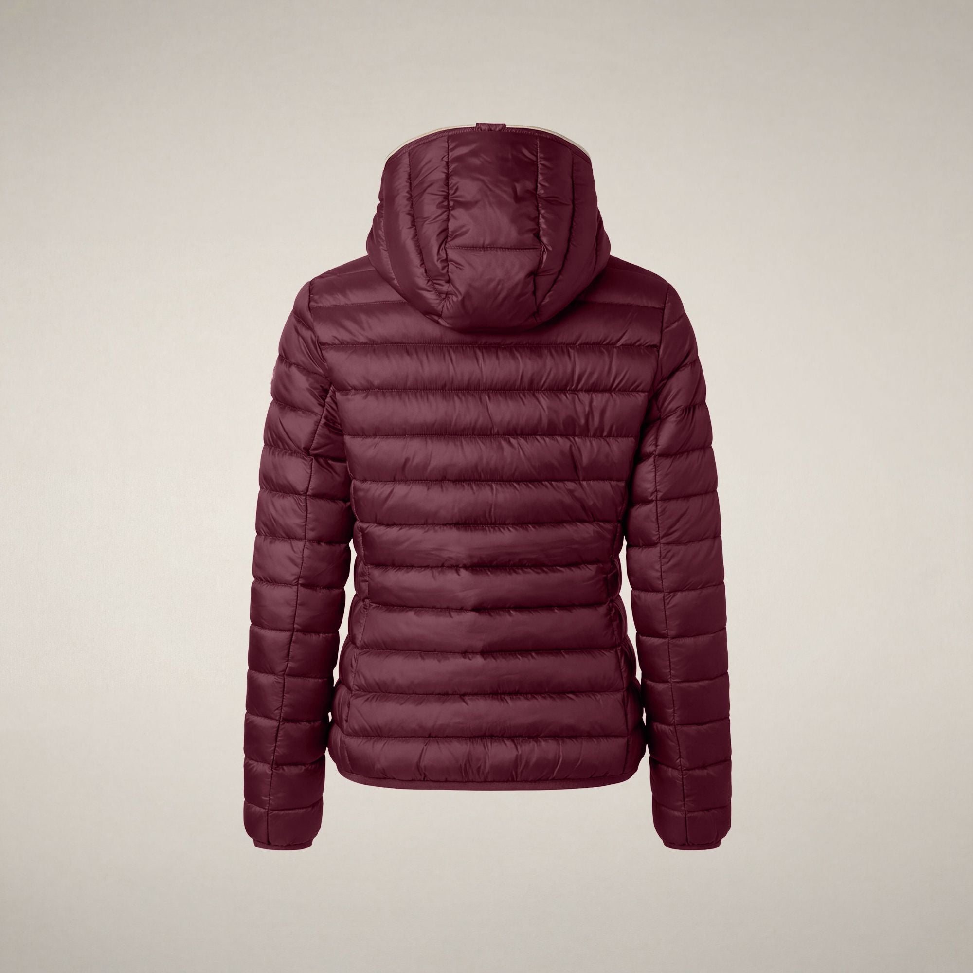 save-the-duck-alexis-damen-daunenjacke-mit-kapuze-bordeaux image 4