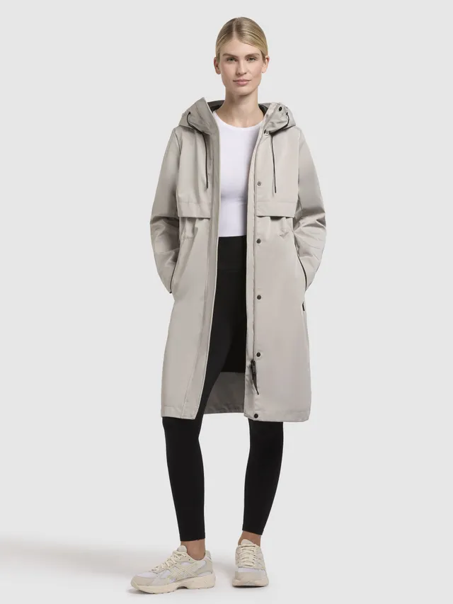 khujo-coat-manao-light-beige-regular-fit-sommer-parka-damen image 1