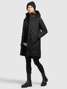 khujo-laria-coat-black-damen-parka-regular-fit image 5
