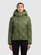 khujo-jacke-lilian-fern-green-damen-steppjacke-h-ftlang-rautenstepp image 4
