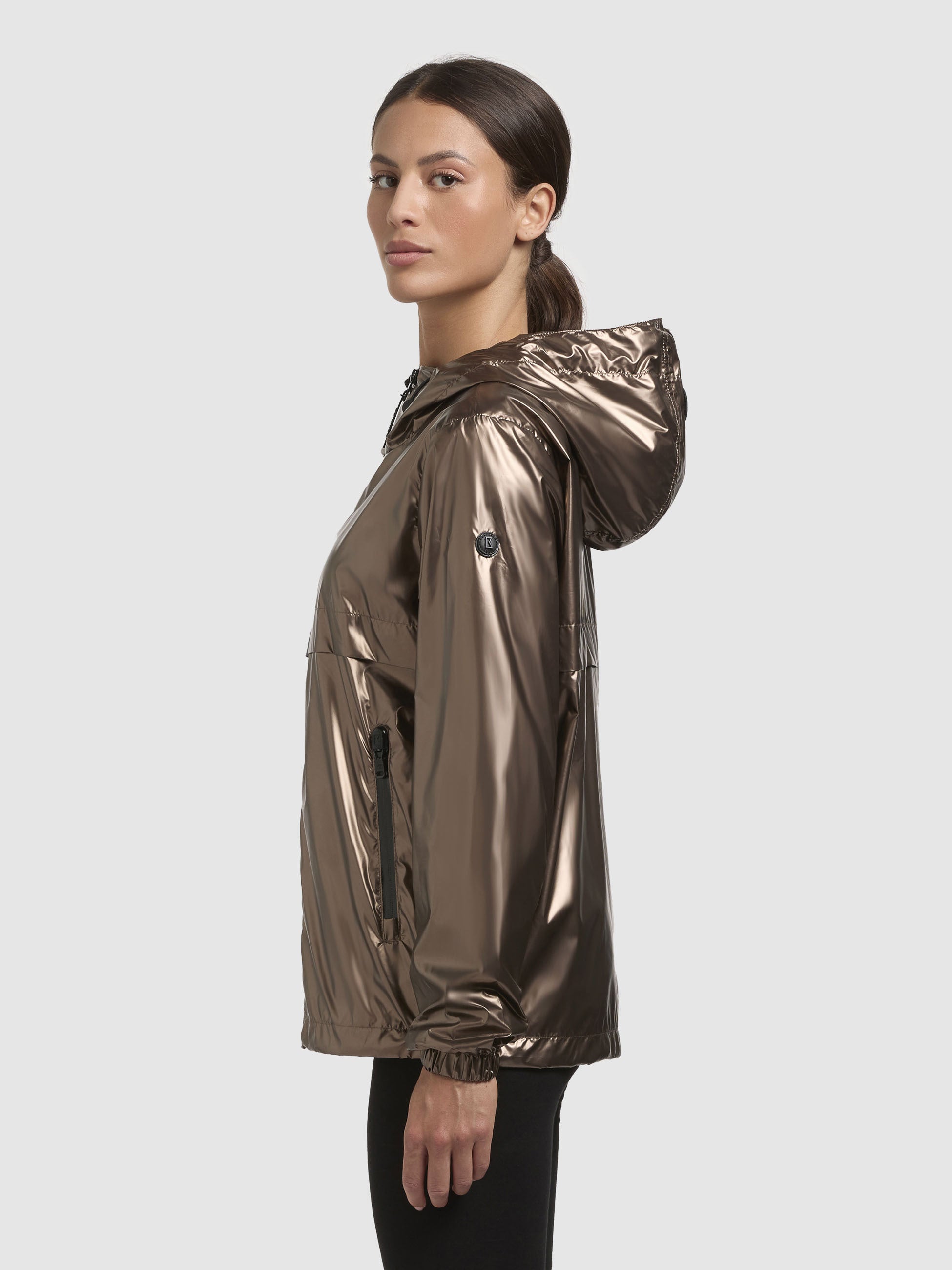 khujo-jacke-evelyn-braun-metallic-h-ftlange-kapuzenjacke-damen-regular-fit image 5