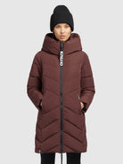 khujo-darka-damen-coat-wine-red image 4