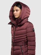 khujo-kina-damen-steppjacke-moscato-red image 7