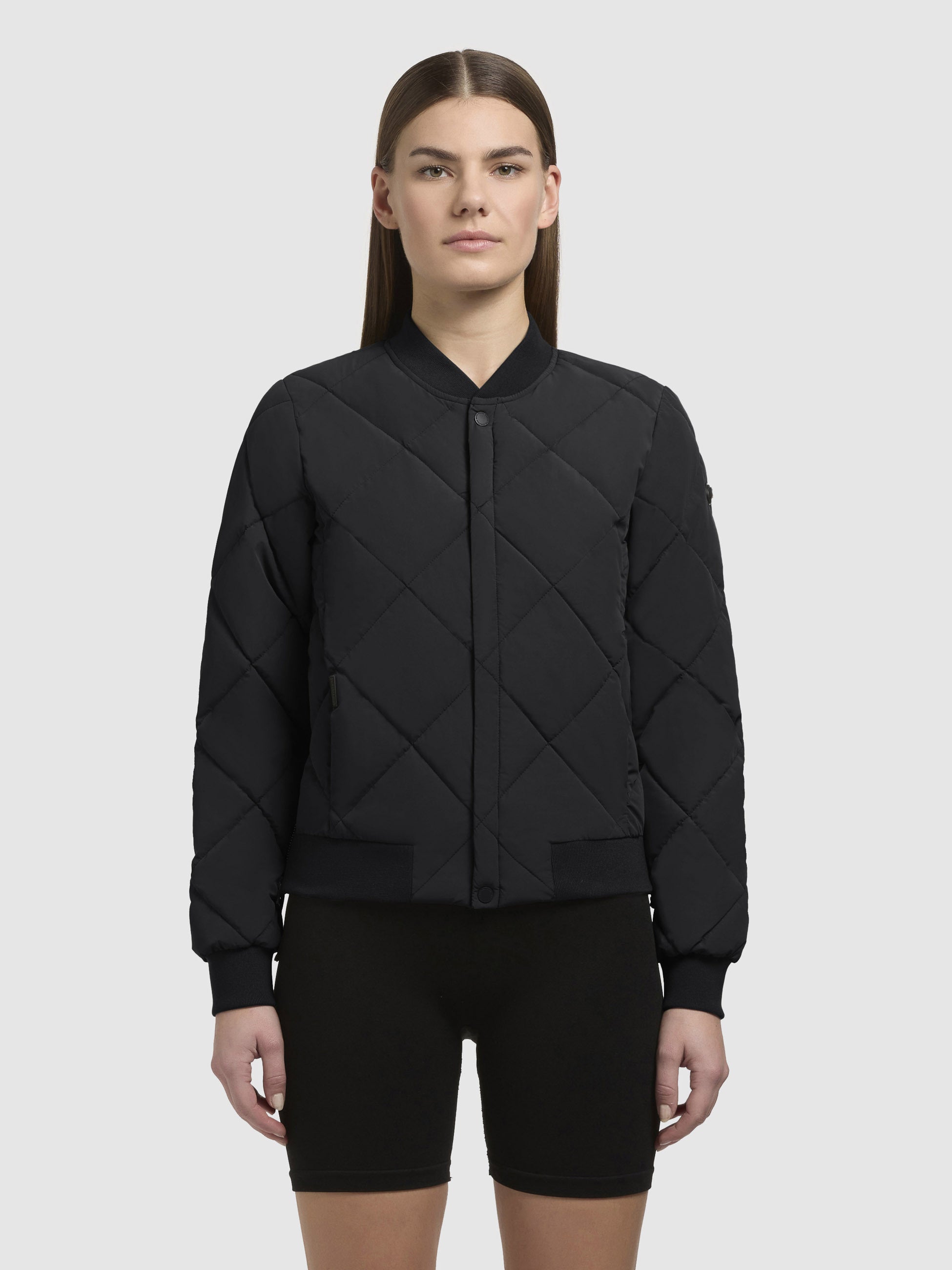 khujo-ange-bomberjacke-schwarz-kurz-damen image 4