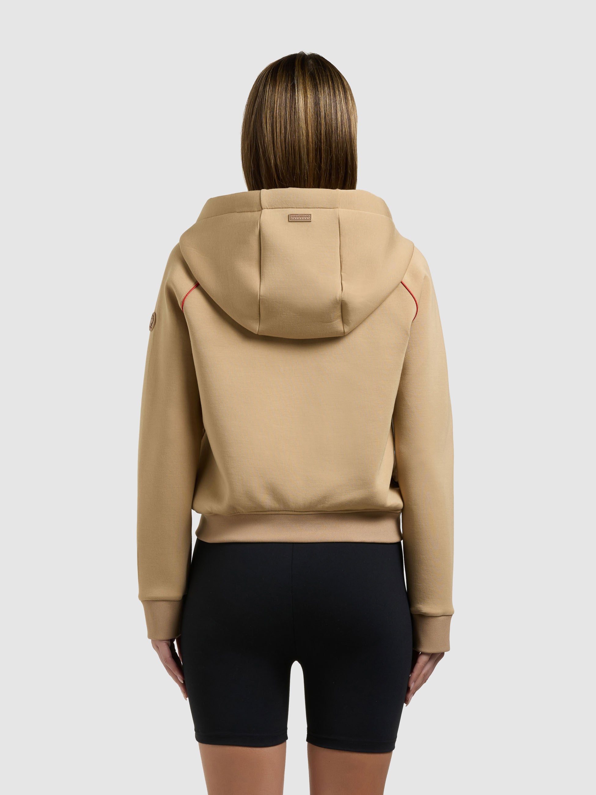 khujo-jacke-malaya-dark-camel-kurze-steppjacke-mit-materialmix image 3