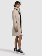 khujo-mantel-erthe-beige-leichter-sommerparka-mit-pack-kapuze image 6