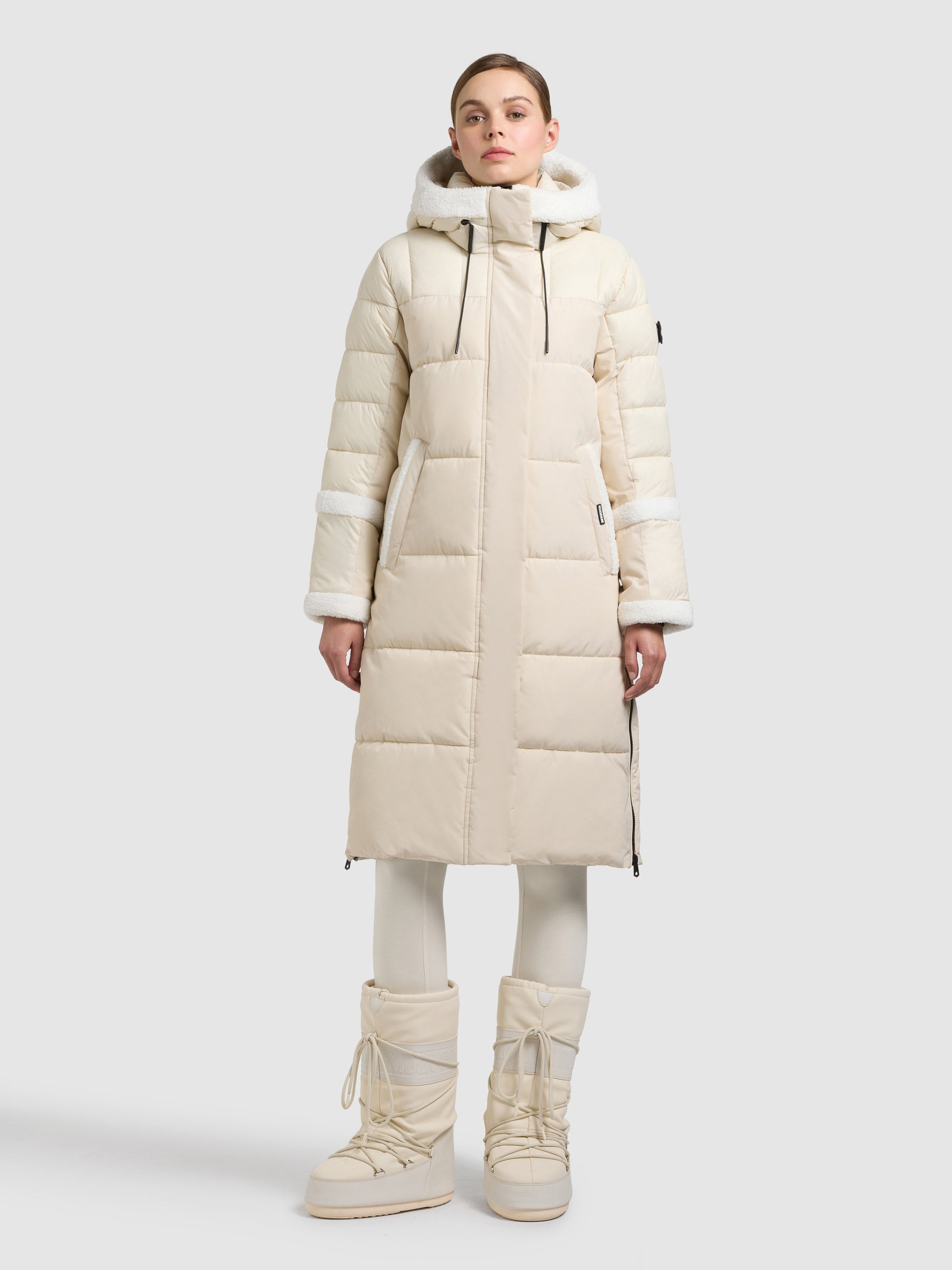 khujo-desna2-damen-steppmantel-cotton-cream-2 image 2