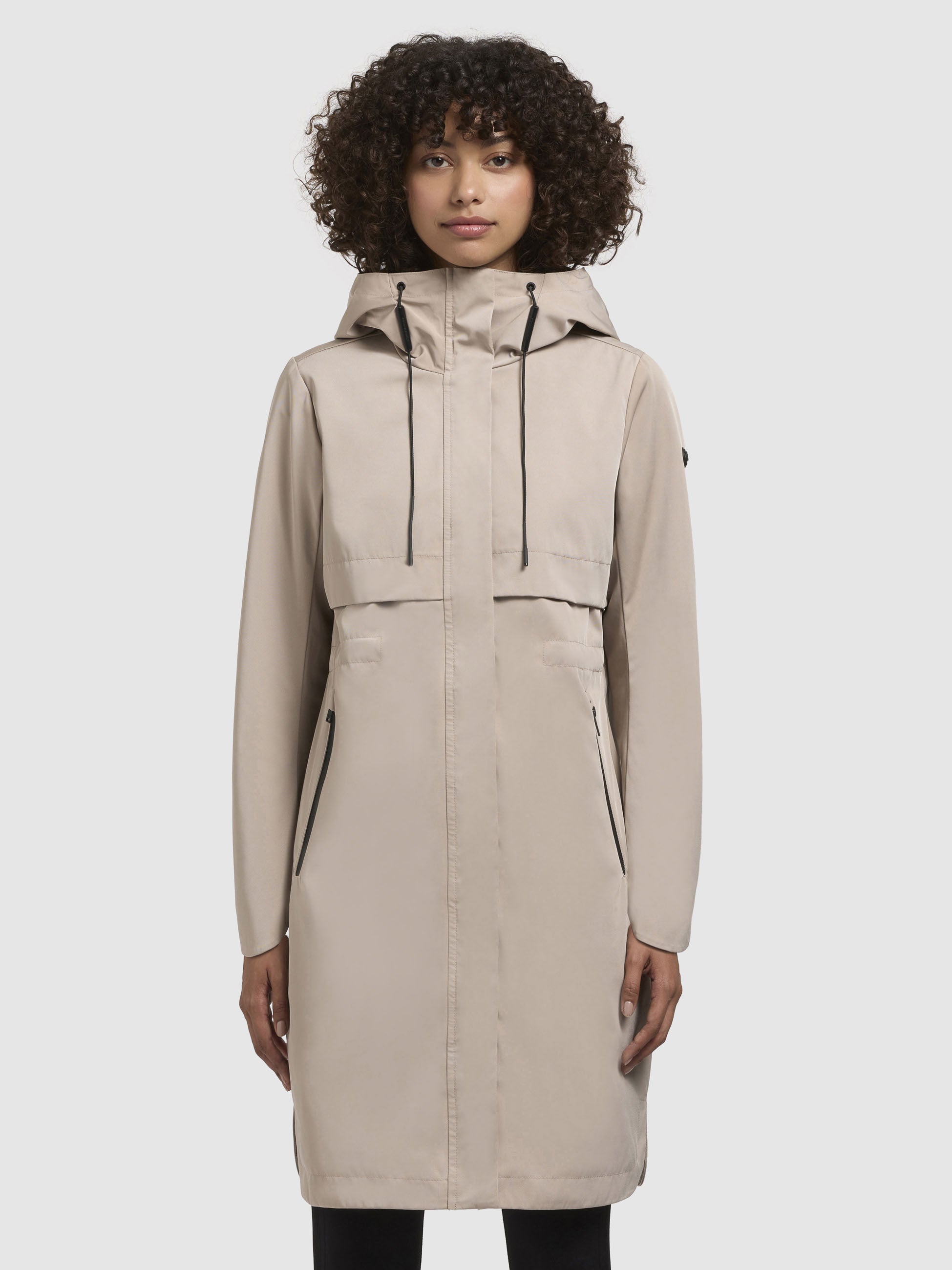 khujo-mantel-manao-beige-damen-sommerparka-regular-fit image 4