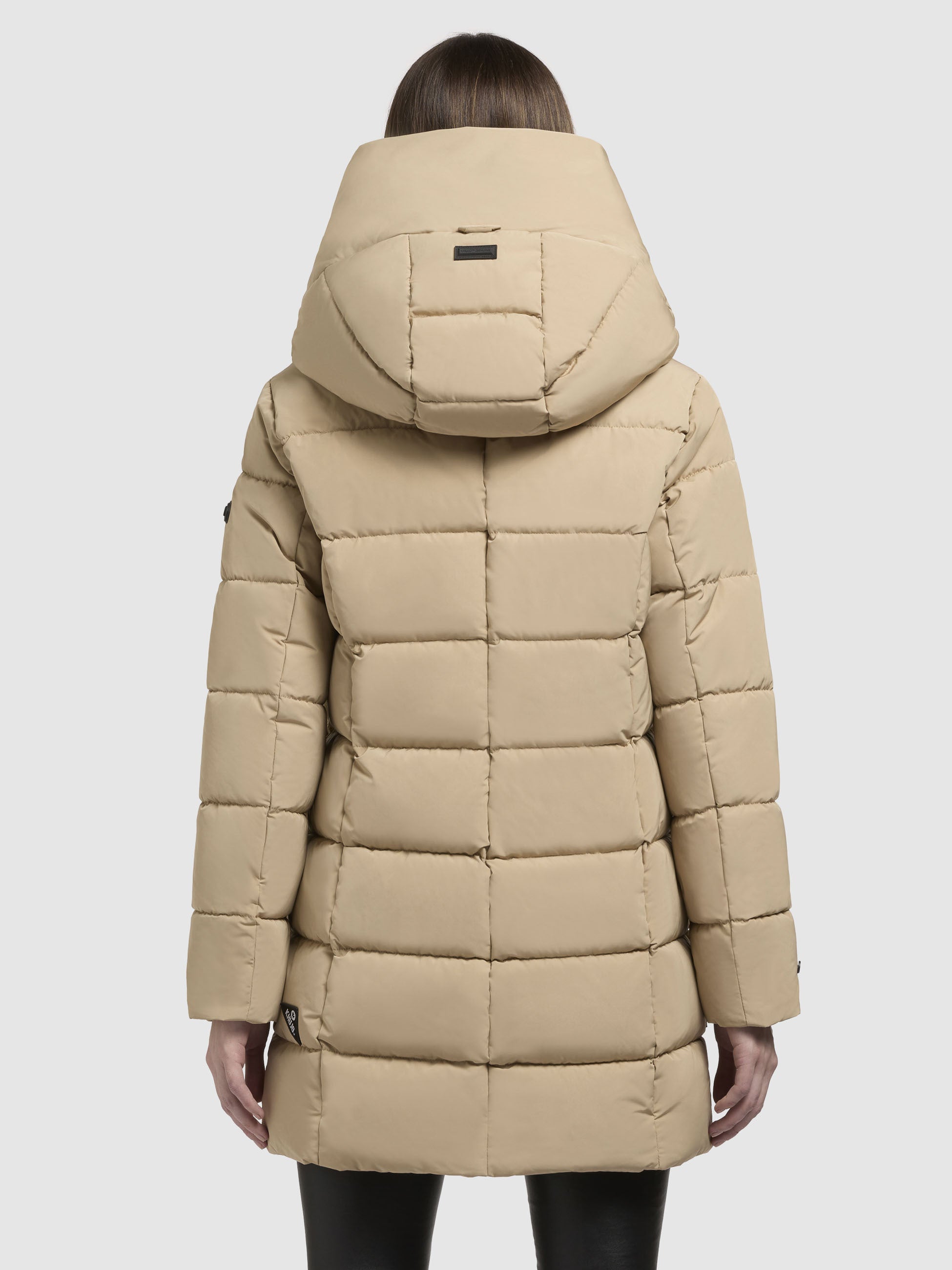 khujo-jacke-tenx-damen-parka-sand-mit-herausnehmbarem-einsatz image 3