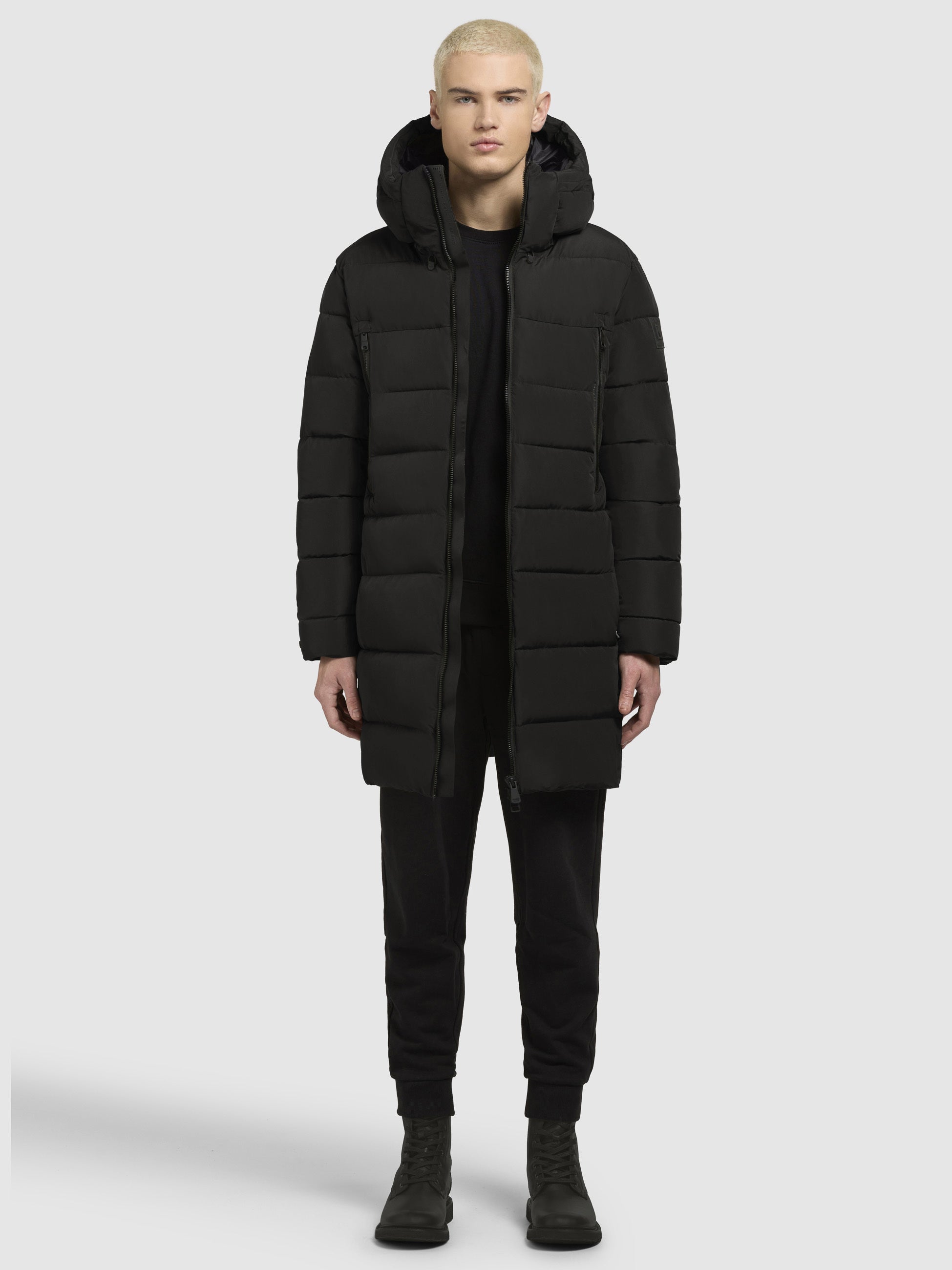 khujo-unker-damen-parka-dunkelgrau-loose-fit image 6