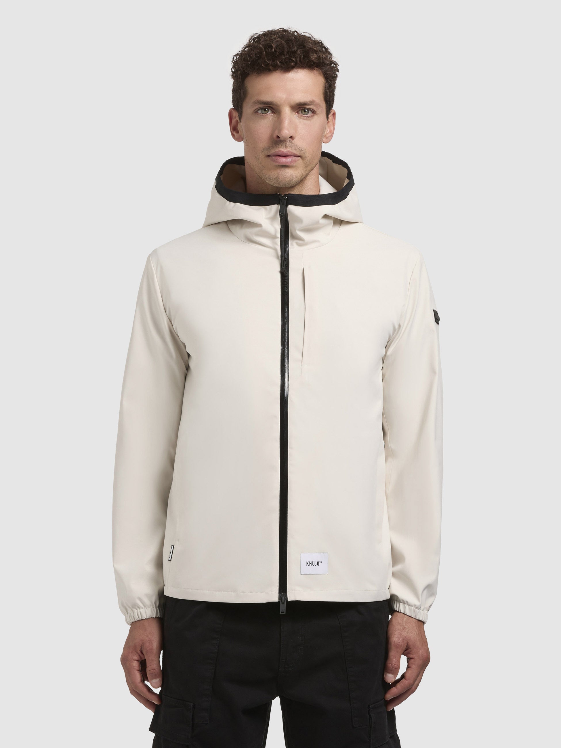 khujo-jacke-hamza-naturwei-basic-kapuzenjacke-regular-fit image 4