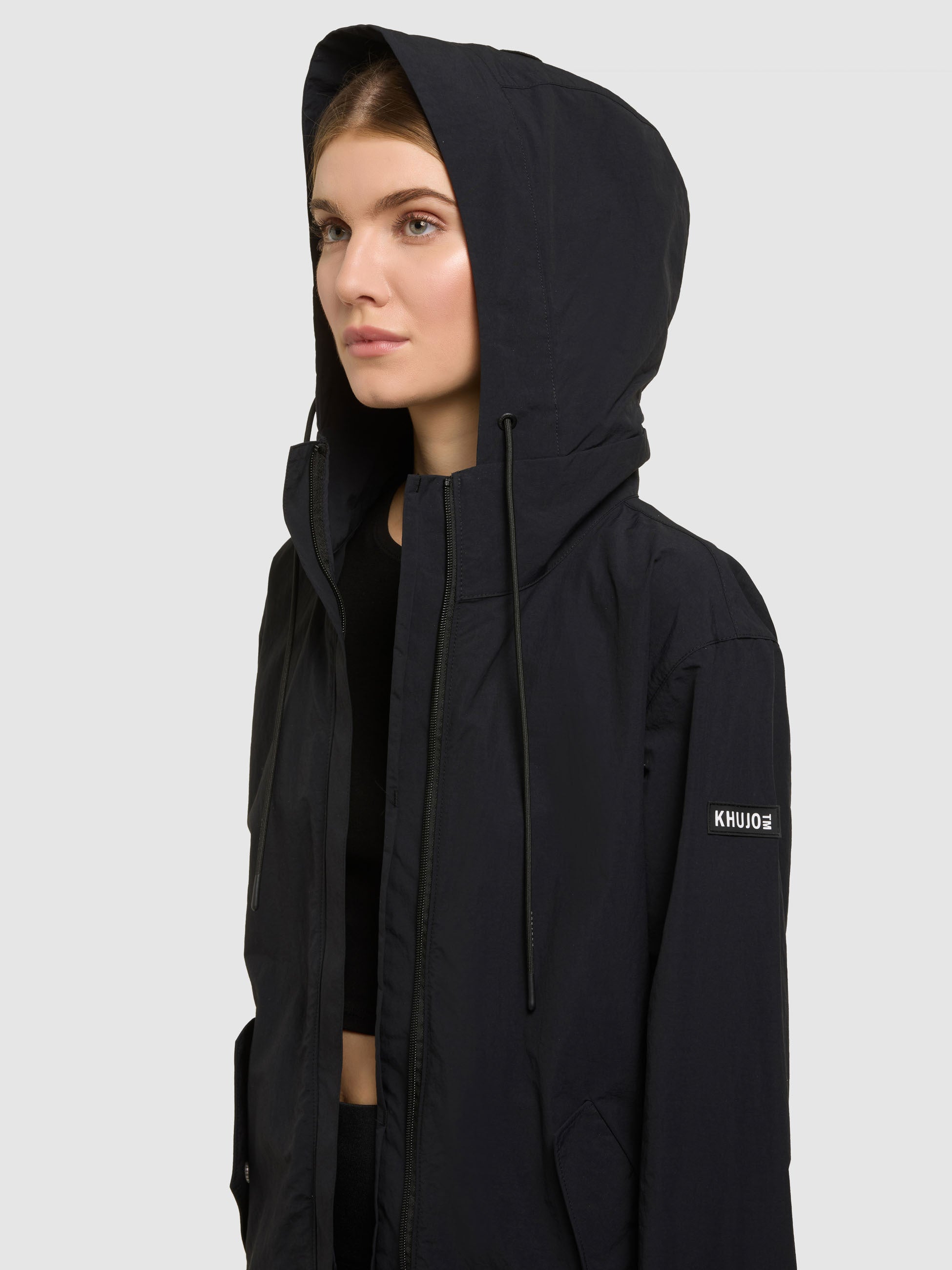 khujo-ameti-damen-jacke-mit-tasche-black image 7