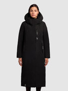 khujo-mantel-lofi2-black-warm-wattierter-wintermantel-mit-kapuze image 4
