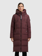 khujo-coat-nalu-damen-steppmantel-knielang-moscato-red image 4
