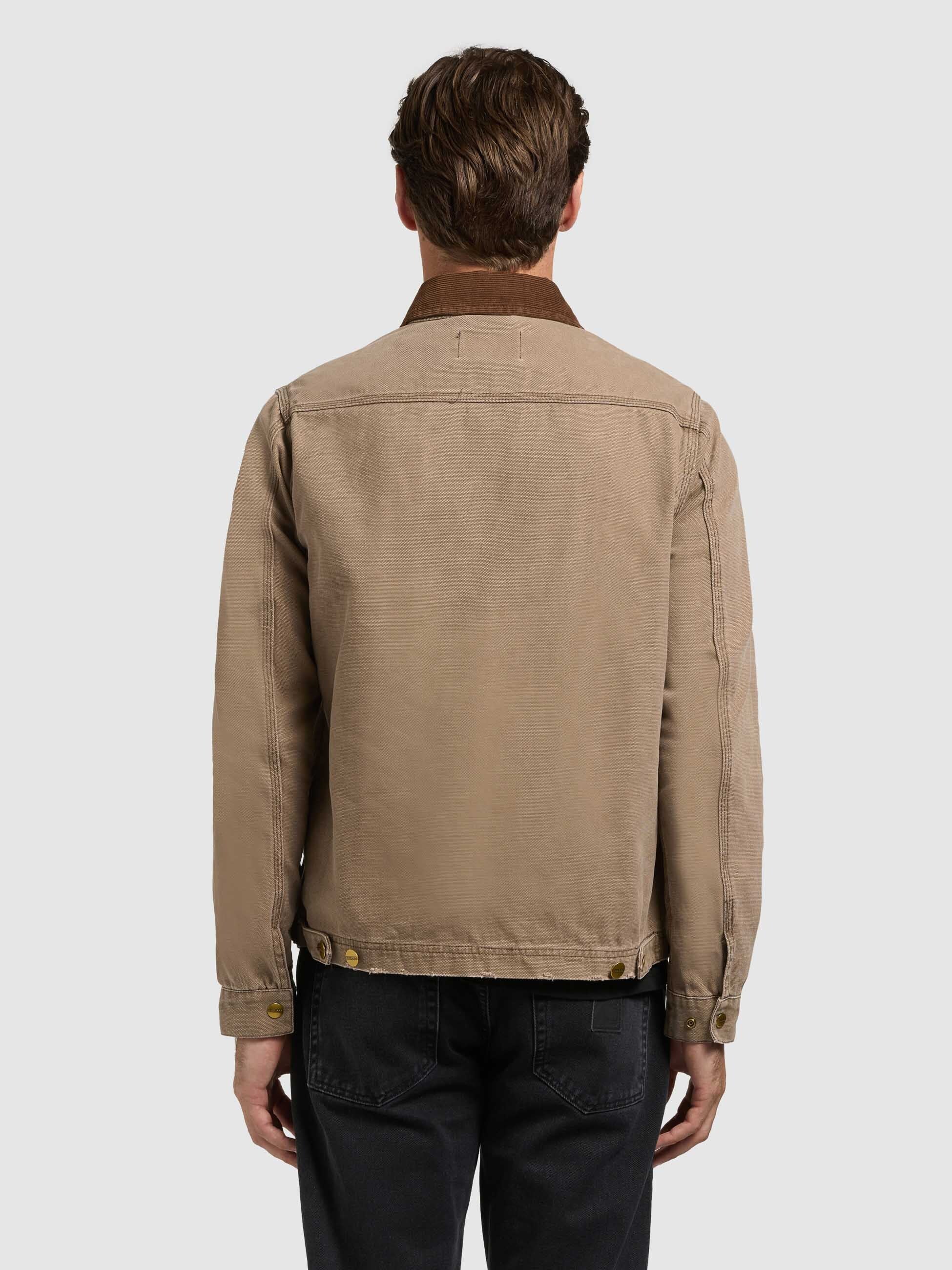 khujo-jacke-deddy-brown-damen-blousonjacke-aus-baumwoll-canvas image 3