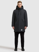 khujo-anth2-coat-obrage-gray-parka-mit-kapuze-loose-fit image 2
