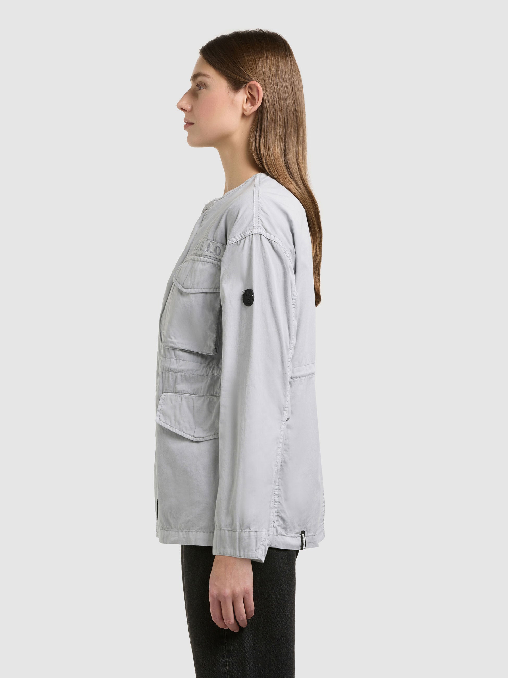 khujo-jacke-sunna-light-grey-fieldjacke-damen-aus-baumwoll-twill image 5