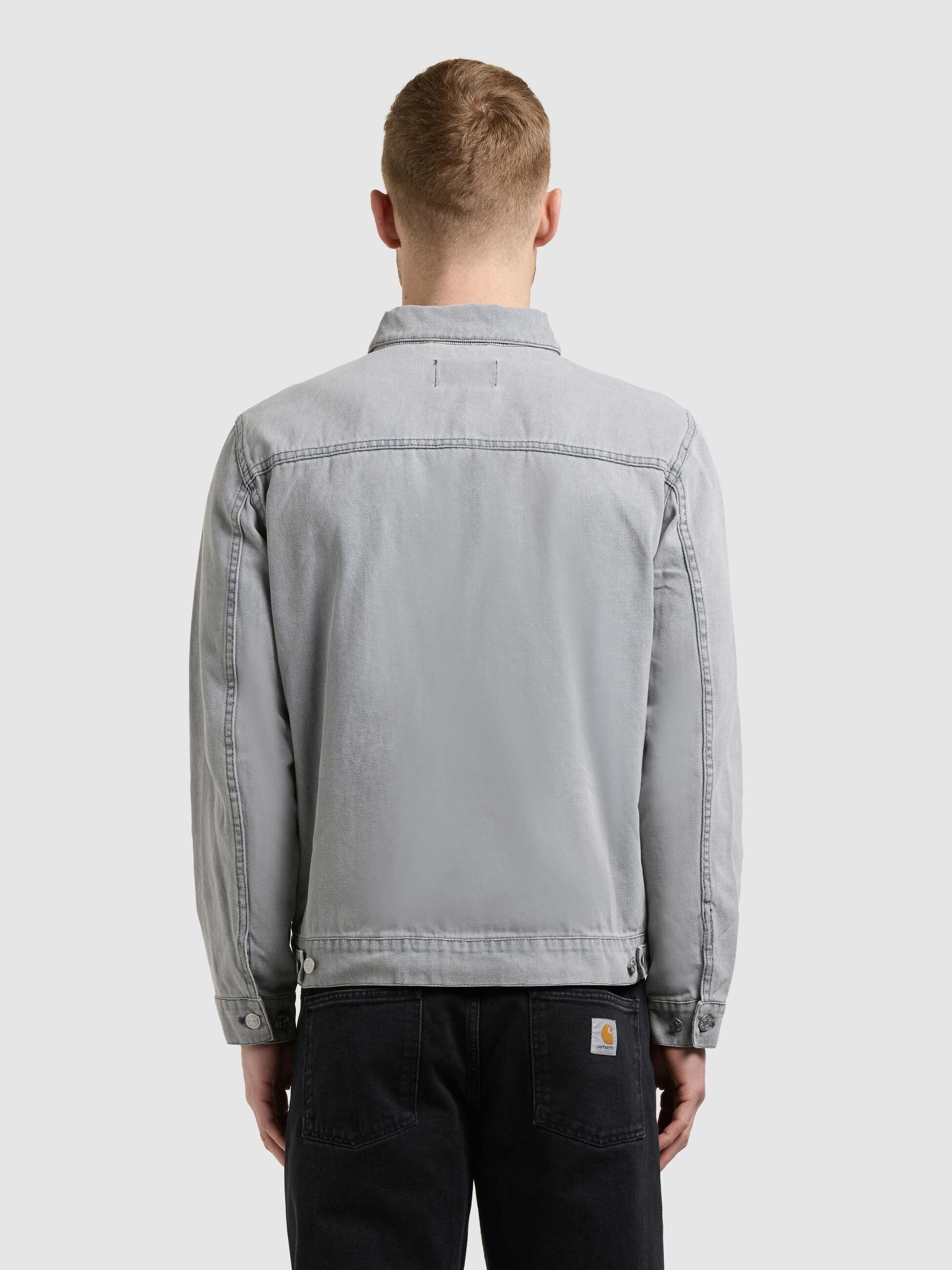khujo-jacke-ronny-light-grey-baumwolljacke-workwear image 3