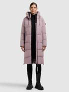 khujo-nalu-damen-steppmantel-pale-mauve image 2