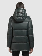 khujo-jacket-word3-satin-dark-green-gesteppte-winterjacke-damen image 3
