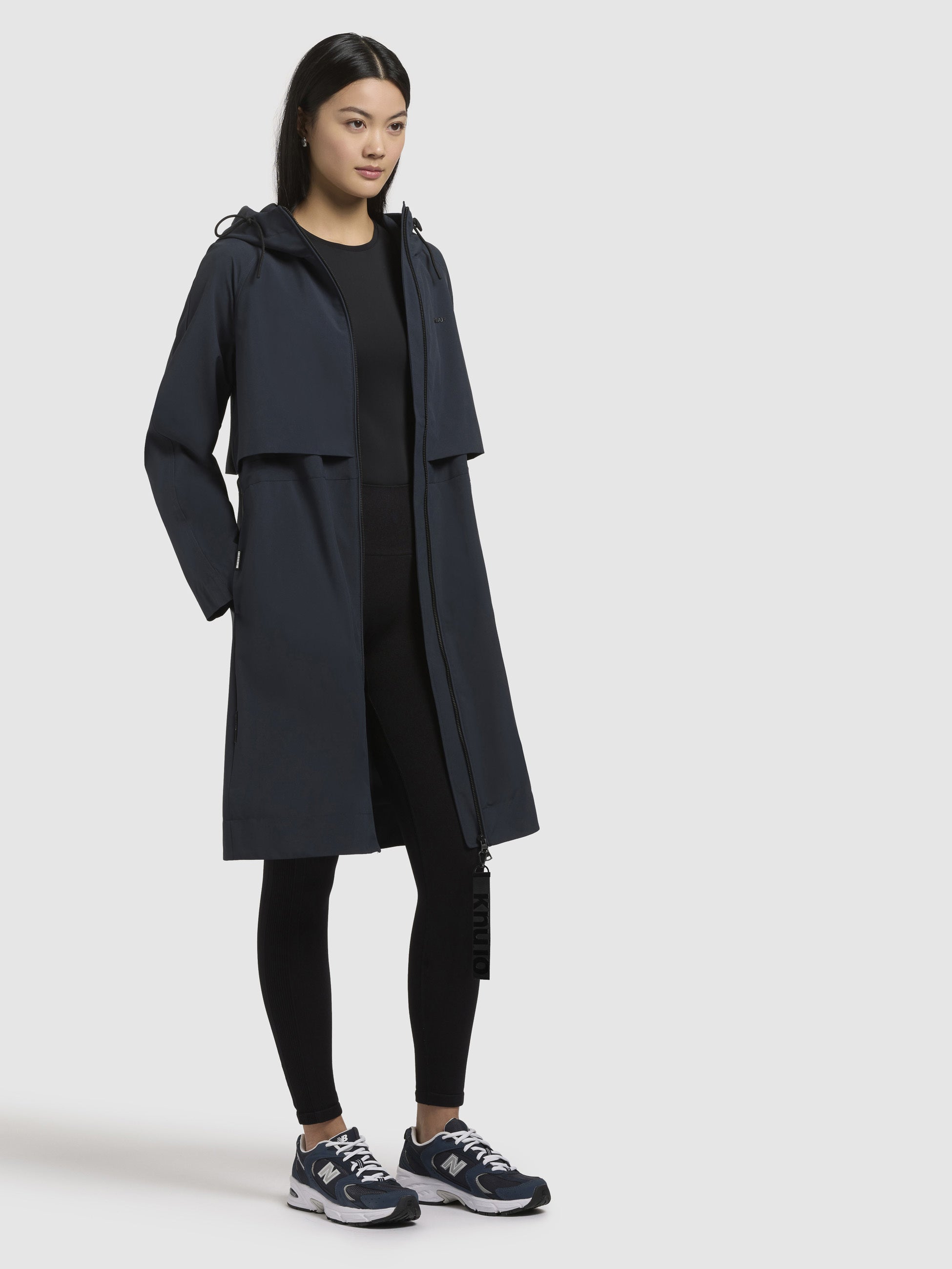 khujo-mantel-adura-dunkelblau-kurzmantel-sommerparka-damen-loose-fit image 6