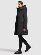 khujo-leane-parka-mantel-dunkelgrau-teilgesteppt image 2