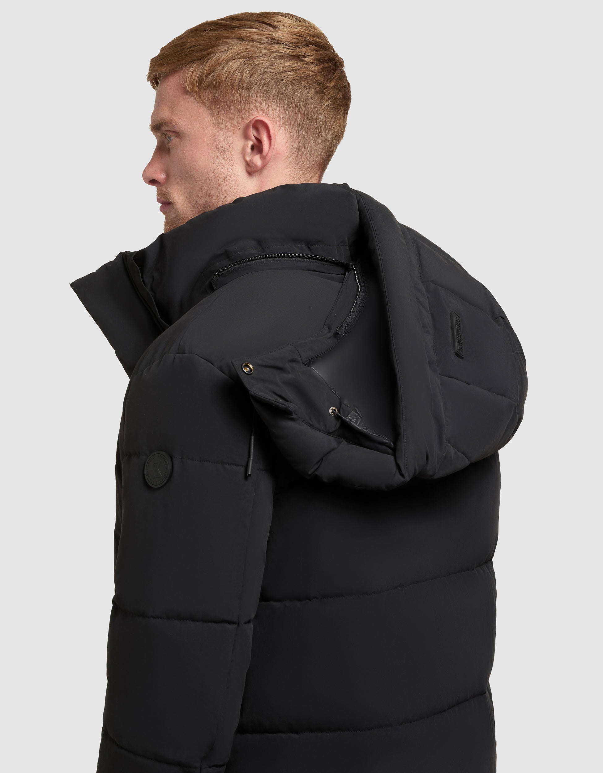 khujo-pike-wintermantel-black-mit-kapuze image 7