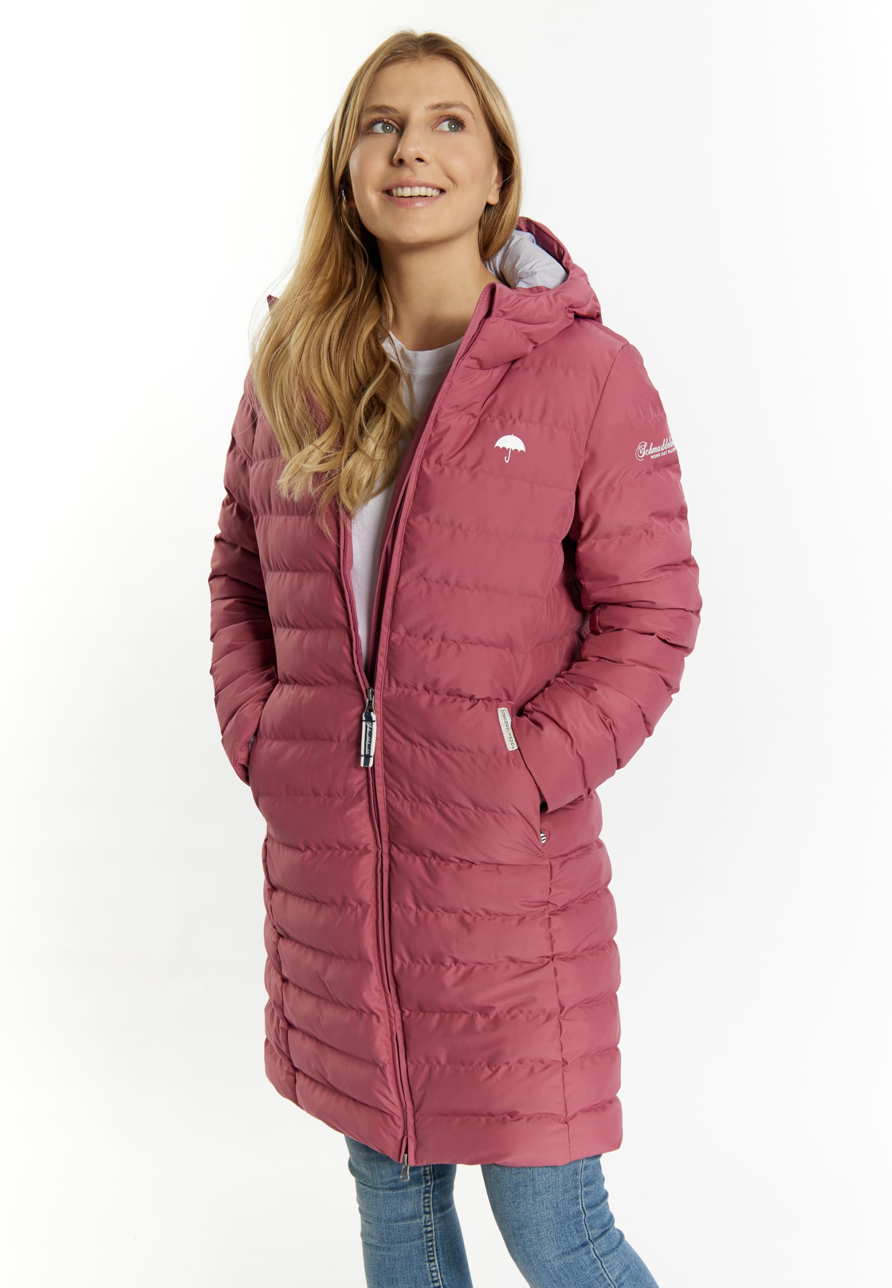 schmuddelwedda-damen-lange-stepp-bergangsjacke-wasserdicht-mit-rei-verschluss image 4