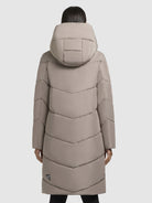 khujo-coat-jange-gray-beige-damen-steppmantel-knielang image 3