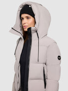 khujo-jacket-enits-matt-blizzard-gray-ultraleichte-damen-steppjacke image 7