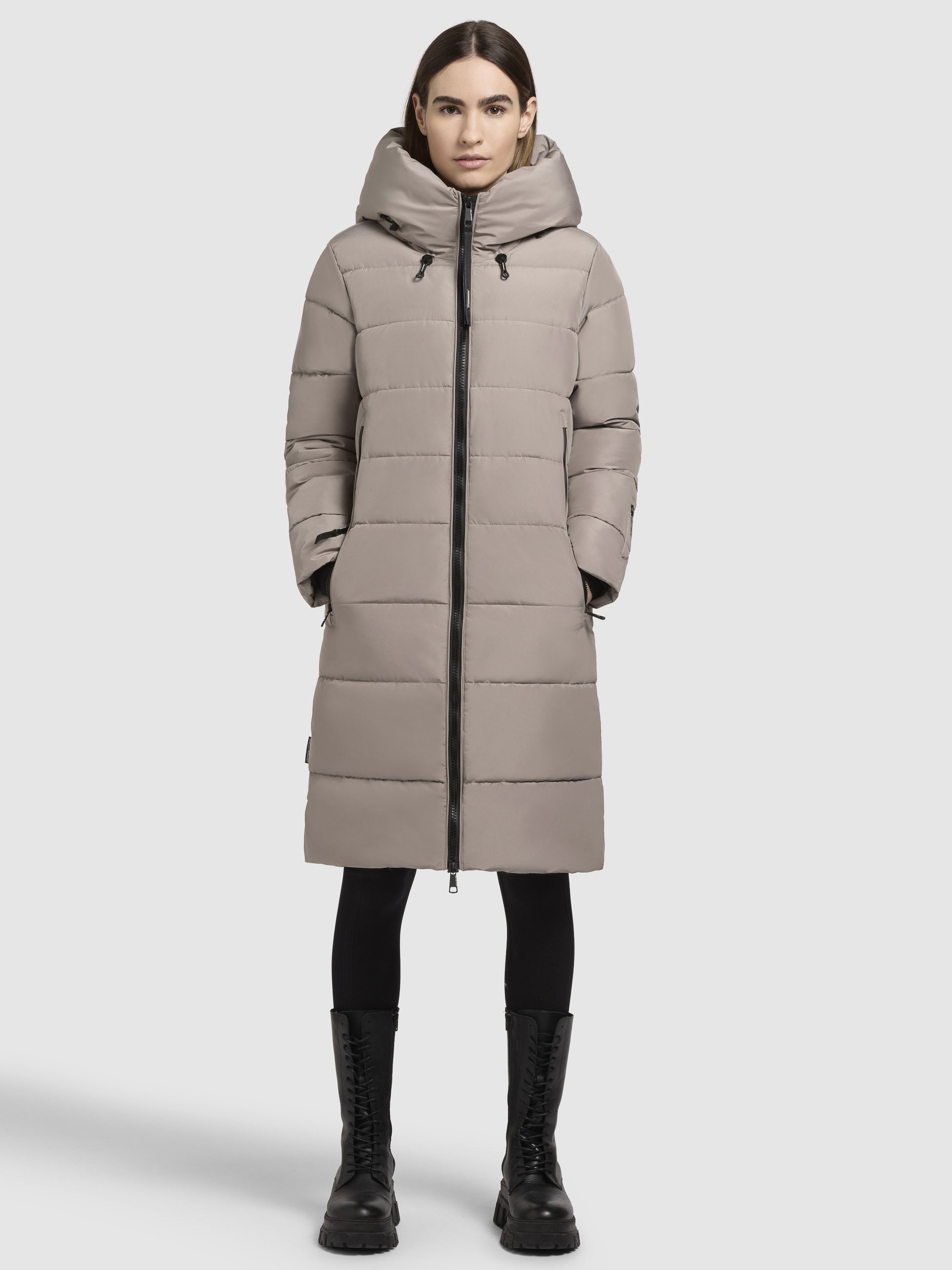 khujo-jilias5-winter-steppmantel-damen-gray-beige-mit-kapuze image 1