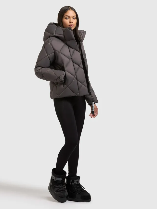 khujo-jacke-lilian-graphite-grey-h-ftlange-damen-steppjacke image 1