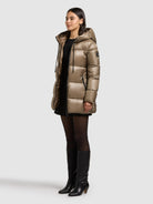 khujo-dasha-damen-steppjacke-cane-brown image 2