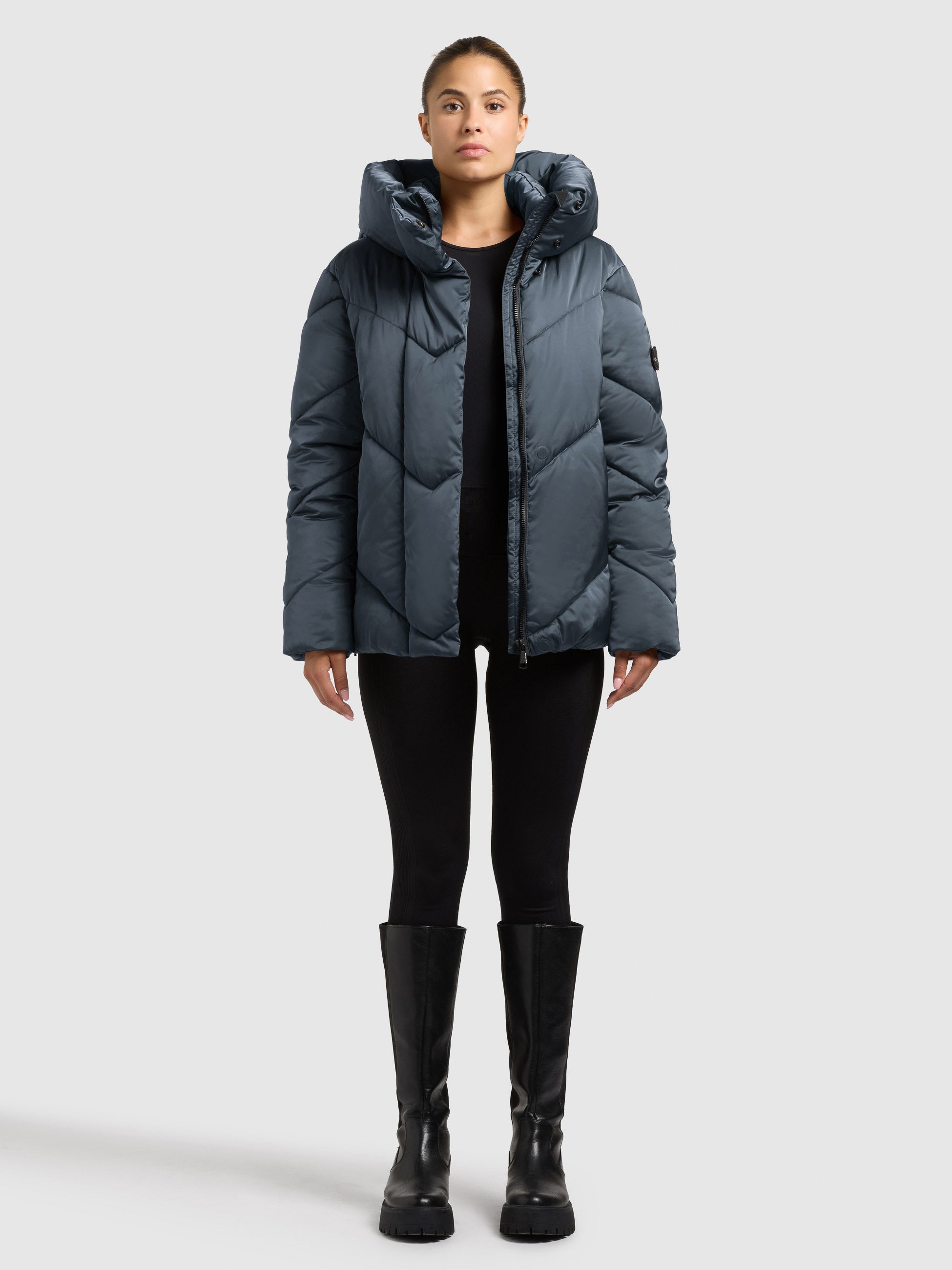 khujo-olsa2-damen-steppjacke-dim-blue image 1