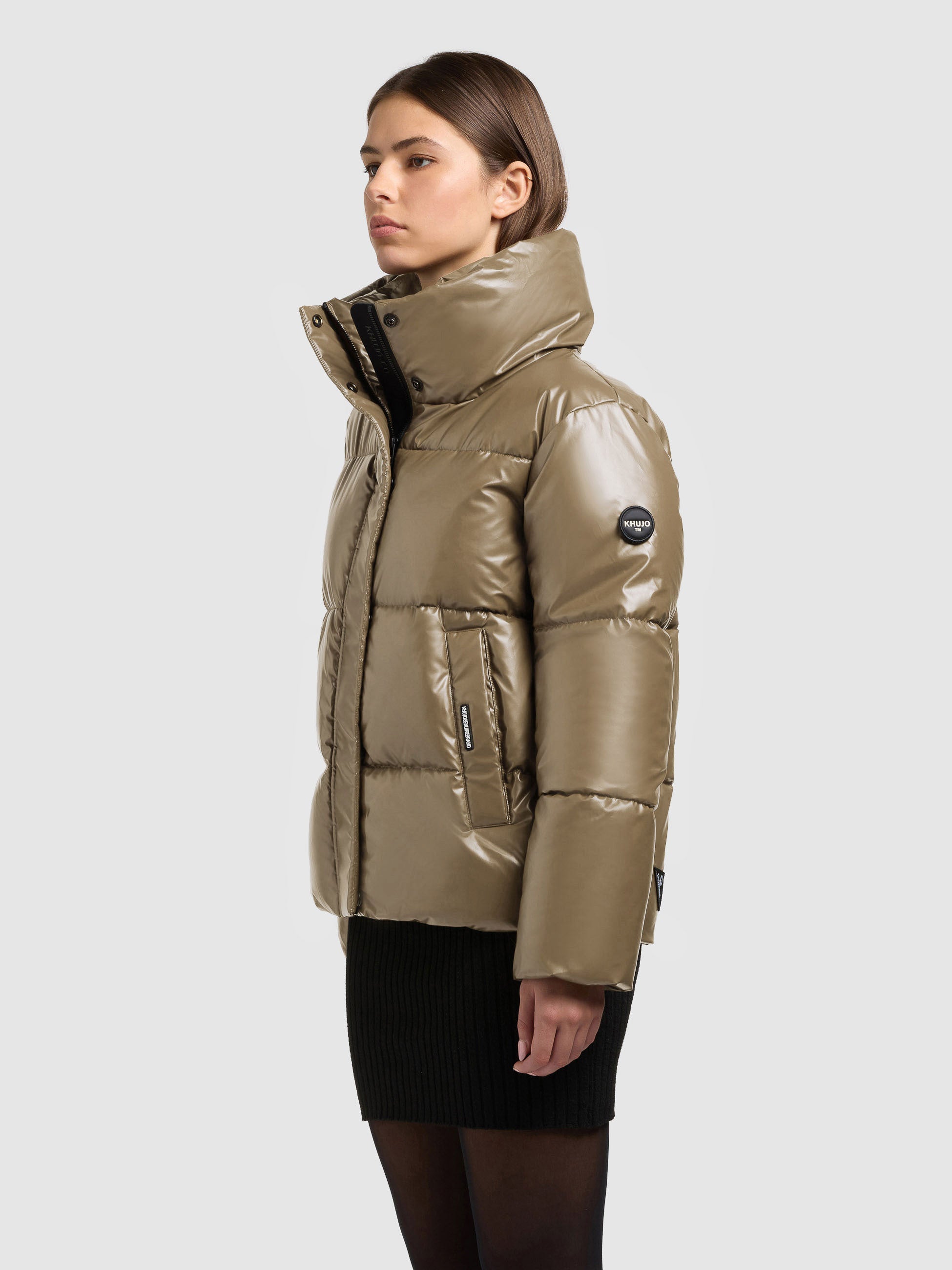 khujo-jacke-rinja2-shiny-cane-brown-h-ftlange-steppjacke-gl-nzend-loose-fit image 5