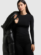 khujo-destiny-damen-wintermantel-black-wadenlang image 8