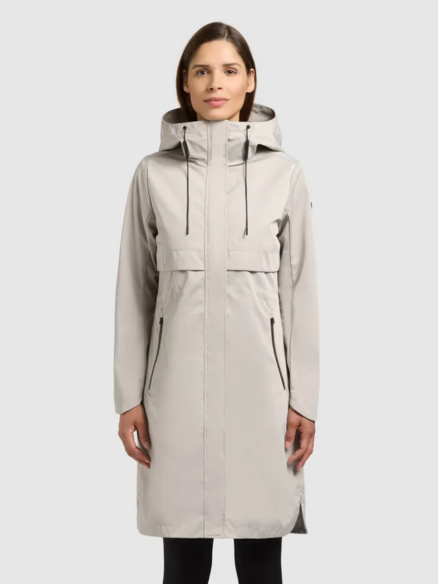 khujo-mantel-manao2-bone-beige-leichter-sommerparka-bergangsmantel image 1