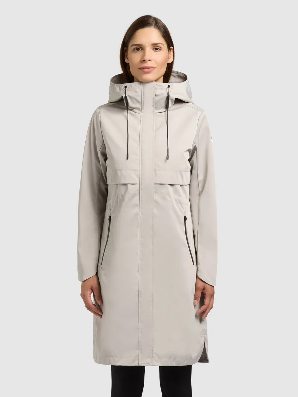 khujo-mantel-manao2-bone-beige-leichter-sommerparka-bergangsmantel image 1