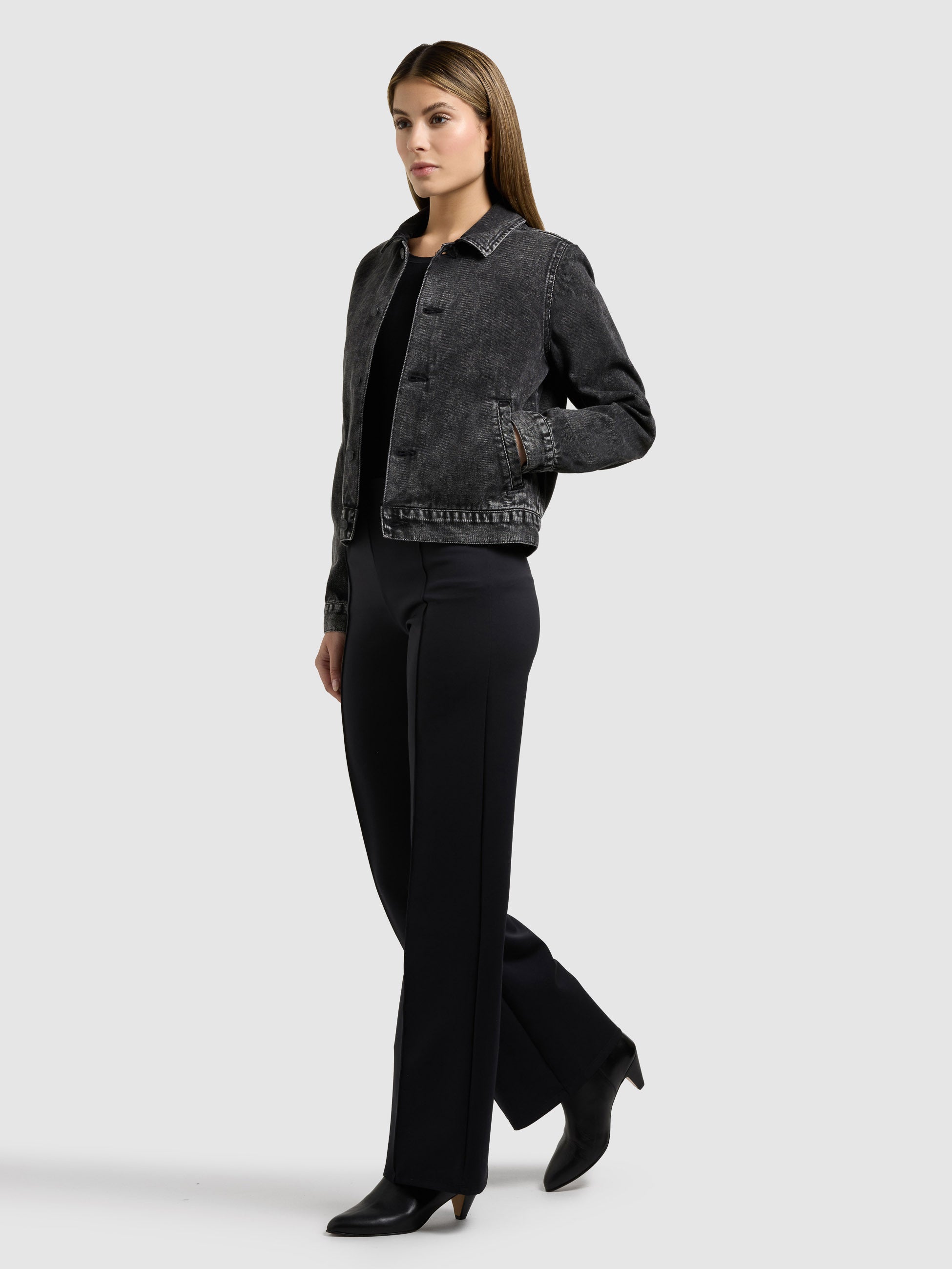 khujo-renia-damen-jeansjacke-black-gerade-blouson-aus-baumwoll-denim image 6
