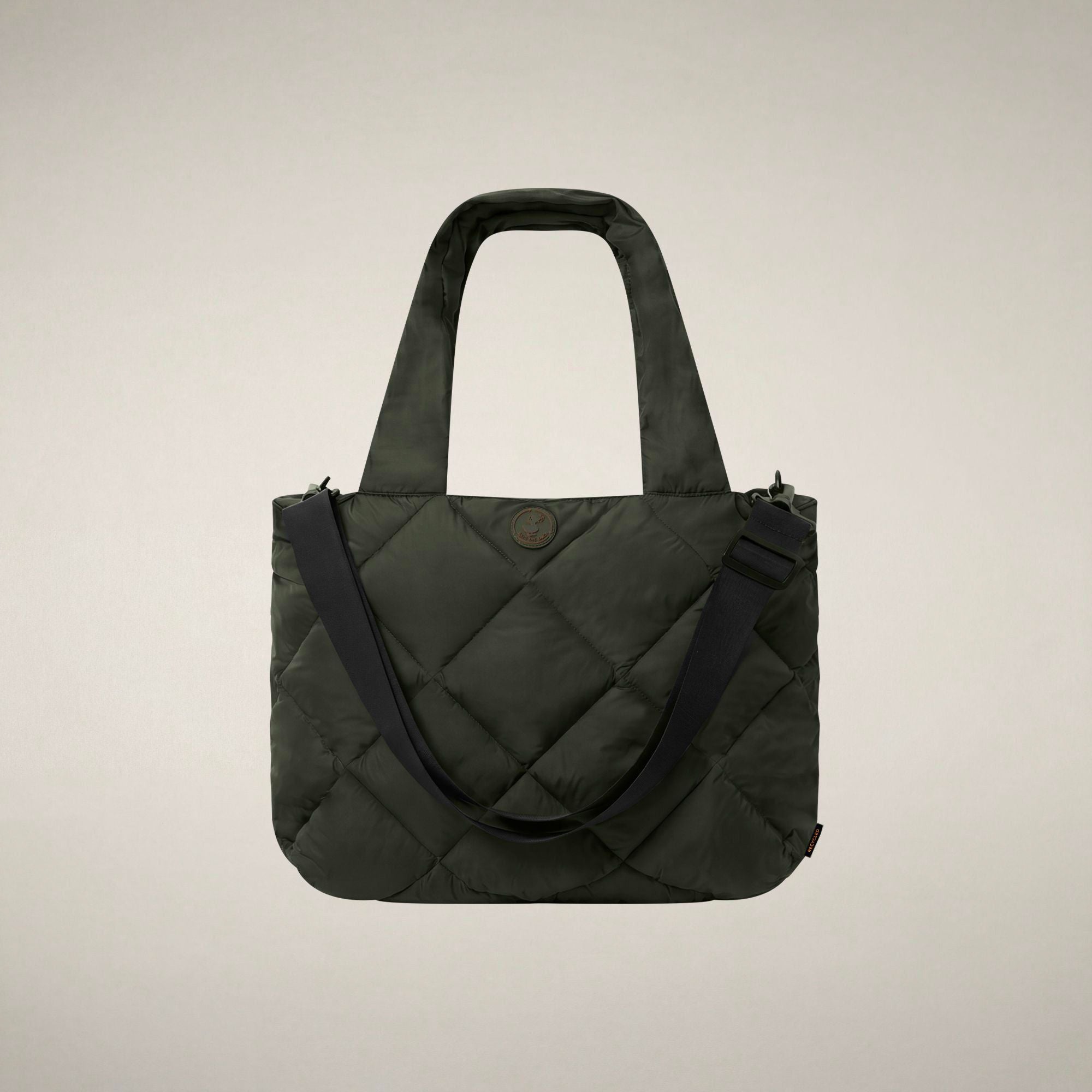save-the-duck-sely-stepp-tasche-verde-serpente-quilted-bag-mit-trageriemen image 1