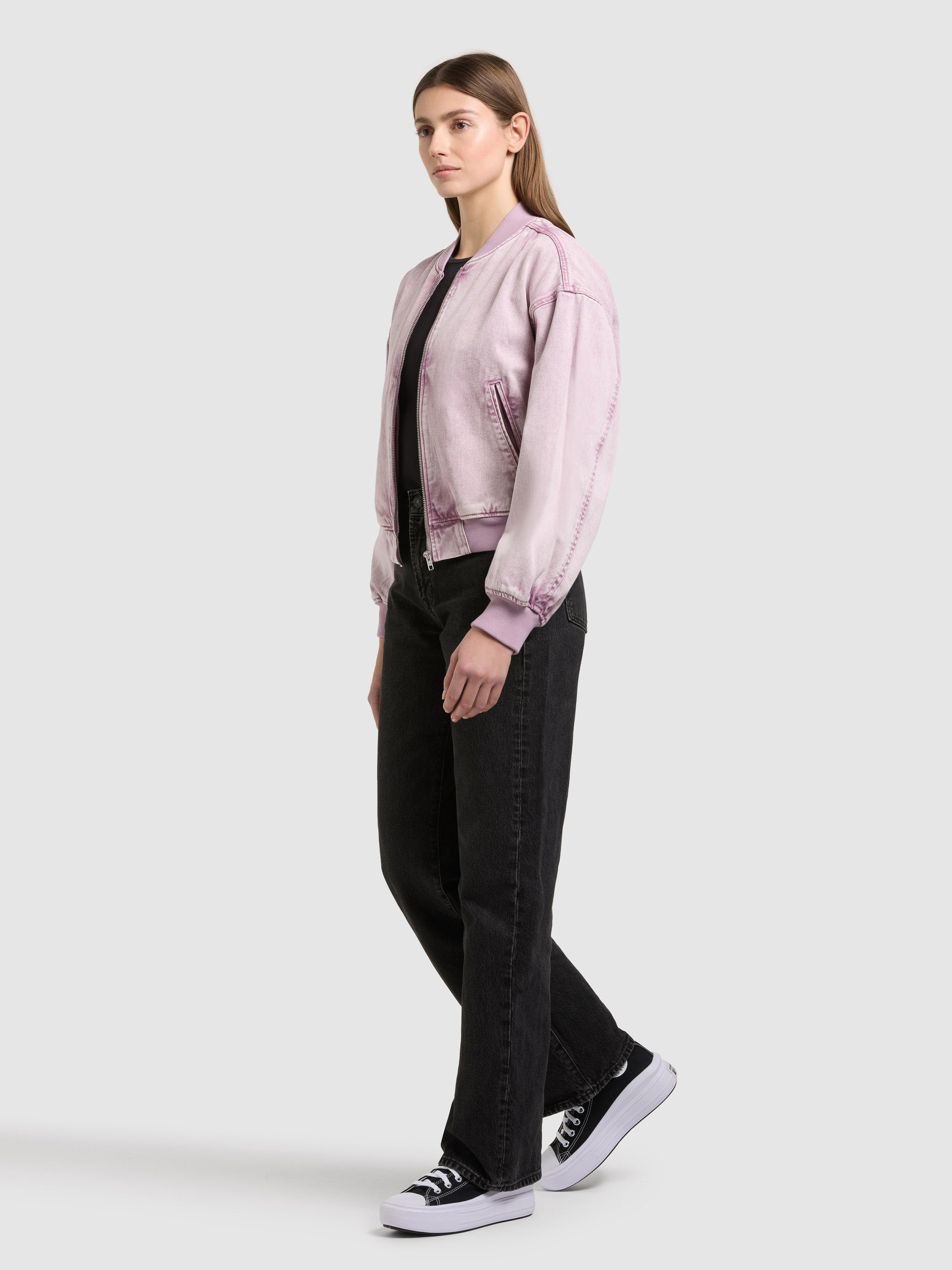 khujo-jacke-clara-violet-jeansjacke-blouson-damen image 6