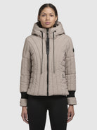 khujo-omni-steppjacke-gray-beige-cropped image 4